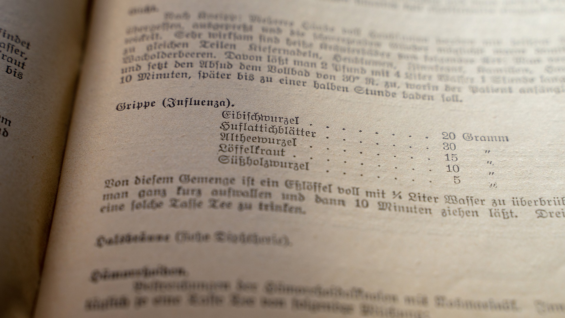 Grippe-Hausrezept